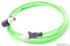 SENSOR CORD, 8P M12 PLUG-RJ45 PLUG, 2M 142M2X59020