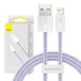 USB cable for Lightning Baseus Dynamic 2 Series, 2.4A, 1m (purple), Baseus CALD040005