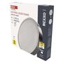 LED surface luminaire NEXXO, round, silver, 28.5W, with change CCT, EMOS ZM5253 8592920109434