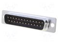 Connector: D-Sub; PIN: 25; plug; male; for cable; soldering; 5A; 250V ADAM TECH DB25-PD