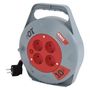 PVC Extension Cord Reel– 4 sockets, 10m SCHUKO, EMOS P19510 8595025368232