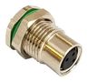 SENSOR CONN, M8, PLUG, 4POS, PANEL PXMBNI08RPF04APC