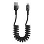 USB to Lightning Cable, Mcdodo CA-6410, Spring, 1.8m (Black), Mcdodo CA-6410
