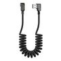 USB to Lightning cable, Mcdodo CA-7300, angled, 1.8m (black), Mcdodo CA-7300