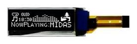 DISPLAY, OLED, TAB, 128X32 PIXELS MCOT128032CY-WS