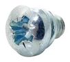 SCREW W/SPRING WASHER, STEEL, M4, PK100 M46PRSTSSZ100-