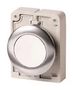 SWITCH ACTUATOR, 30MM PUSHBUTTON, WHITE M30C-FD-W