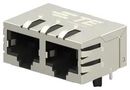 RJ45 CONNECTOR, JACK, 8P8C, 2PORT, TH 2301996-4