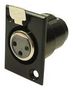 CONNECTOR, XLR, JACK, 3POS, PANEL FC6101