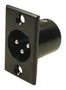 CONNECTOR, XLR, JACK, 3POS, PANEL FC6106