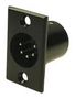 CONNECTOR, XLR, JACK, 3POS, PANEL FC6176