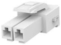 PLUG HOUSING, 2POS, NYLON, NATURAL 177898-1