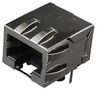 RJ45 CONN, JACK, 8P8C, 1PORT, R/A, THT 43202-8104