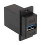 USB COUPLER, 3.0 TYPE A RCPT-B RCPT, BLK ECF504-3AB-BLK