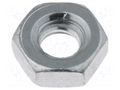 Nut; hexagonal; UNC 6-32; Thread: inch; 32; steel; Plating: zinc KEYSTONE KEYS4701