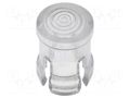 LED lens; round; transparent; lowprofile; 3mm KEYSTONE KEYS8659