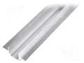 Profiles for LED modules; L: 2m; TEKNIK; aluminium; recessed OPTOFLASH OF-PROFTEKNIK-2