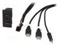 USB/AUX adapter; VW; VW Golf VII 2013-> PER.PIC. USB.VW.02