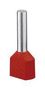 TERMINAL, WIRE FERRULE, 18AWG, RED 3200810