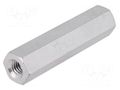 Screwed spacer sleeve; 90mm; Int.thread: M8; hexagonal; steel DREMEC TFF-M8X90/DR1213
