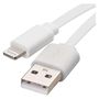 USB cable 2.0 A/Male - i16P/Male 1m white, EMOS SM7013W 8592920015575