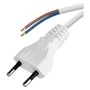 Power Cord PVC 2× 0,75mm2, 2m, white, EMOS S15272 8595025314406