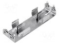 Holder; AA,R6; Batt.no: 4; screw; aluminium KEYSTONE KEYS148