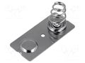 Button-like/spring contact; C,R14; Batt.no: 2; screw KEYSTONE KEYS5242