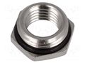 Reduction of threads for glands; Int.thread: M12; brass; 18mm LAPP MR-M16/M12-HEXA
