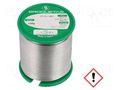 Tin; lead free; Sn99,3Cu0,7; 1.5mm; 0.25kg; reel; 220°C; Flux: SW26 BROQUETAS ECO1-15/025H