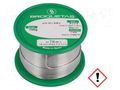Tin; lead free; Sn96,5Ag3Cu0,5; 1mm; 0.1kg; reel; 217÷220°C BROQUETAS ECO4-10/01H