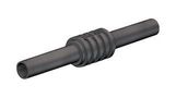 INSUL LEAD COUPLER, 4MM, 32A, BLACK, PK2 66.9123-21