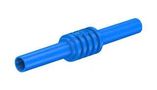 INSUL LEAD COUPLER, 4MM, 32A, BLUE, PK2 66.9123-23