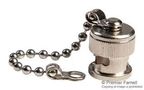 DUST CAP, BNC JACK CONNECTOR, BRASS 3839.