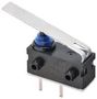 MICROSWITCH, LEVER, SPST-NO, 0.1A, 12VDC D2AW-EL053D R