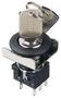 KEYLOCK SWITCH, DPDT, 2 POS, 5A, 250VAC LBW6K-2ST6A