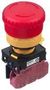 E-STOP PB SW, SPST-NC, 10A, 120V, SCREW YW1L-V4E01Q4R