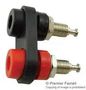 DUAL 4MM BANANA JACK, BLK/RED, PANEL BU-P2269