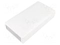 Enclosure: with panel; X: 100mm; Y: 190mm; Z: 40mm; ABS; light grey GAINTA G452
