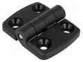 Hinge; Width: 59mm; polyamide; black; H: 48mm FATH FA-095K3030F00