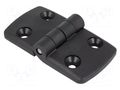 Hinge; Width: 87mm; polyamide; black; H: 48mm FATH FA-095K4545F00
