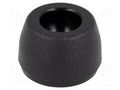 Foot; Base dia: 19mm; polyamide; H: 12.4mm; Mount.hole diam: 10mm FATH FA-098M020KG