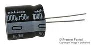 CAP, 1000┬╡F, 50V, 20% UHE1H102MHD3TN