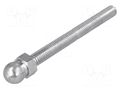 Pin; M6; steel; Ø: 10mm; Plating: zinc; Thread len: 60mm FATH FA-098MM06060M