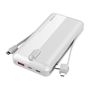 Powerbank LDNIO PL1013, 10000mAh + 3in1 cable (white), LDNIO PL1013