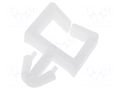 Snap handle; polyamide; Int.width: 5.6mm; natural; UL94V-2 FIX&FASTEN FIX-MWS-13L