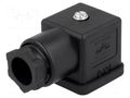 Connector: valve connector; plug; form A; 18mm; female; PIN: 4; 250V MOLEX MX-1210230377