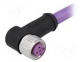 Connector: M12; plug; female; PIN: 4; angled 90°; B code-Profibus HARTING 21349100486020