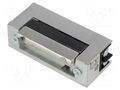 Electromagnetic lock; 22÷25VDC; reversing,with adjustable hook LOCKPOL LOC-1711-24DC