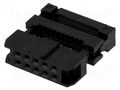 Connector: IDC; plug; female; PIN: 10; IDC; for ribbon cable; 2mm CONNFLY DS1017-10MA2